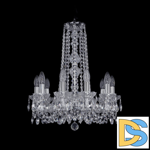Подвесная люстра Bohemia Ivele Crystal 1402/10/160/h-59 Ni