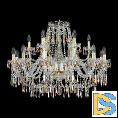 Подвесная люстра Bohemia Ivele Crystal 1403/12+6/300 G K721