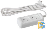 Удлинитель электрический Эра U-2-1,5m-2x1 Б0028359