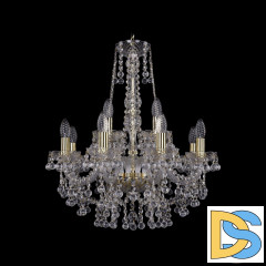 Подвесная люстра Bohemia Ivele Crystal 1409/8+4/195/h-62 G