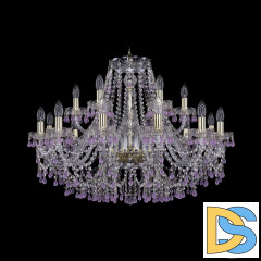 Подвесная люстра Bohemia Ivele Crystal 1410/12+6/300 G V7010