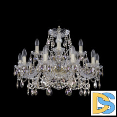 Подвесная люстра Bohemia Ivele Crystal 1411/10+5/240 G R801