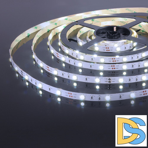 Светодиодная лента Elektrostandard 12V 7,2W 30Led 5050 IP20 холодный белый, 5м 4690389040153