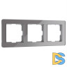 Рамка на 3 поста Werkel Acrylic графит 4690389184895 W0032704