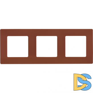 Рамка Legrand Etika 3-постовая какао 672573