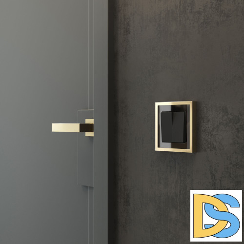 Рамка на 1 пост Werkel Baguette (черный W0012852