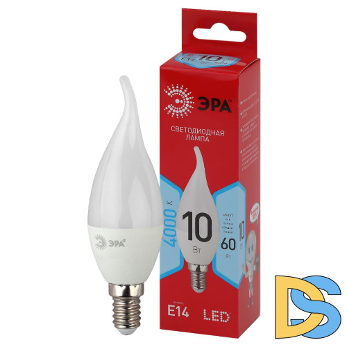 Лампа светодиодная Эра E14 10W 4000K LED BXS-10W-840-E14 R Б0051849