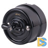 Выключатель на 4 положения двухклавишный Werkel (черный) Ретро W5620008