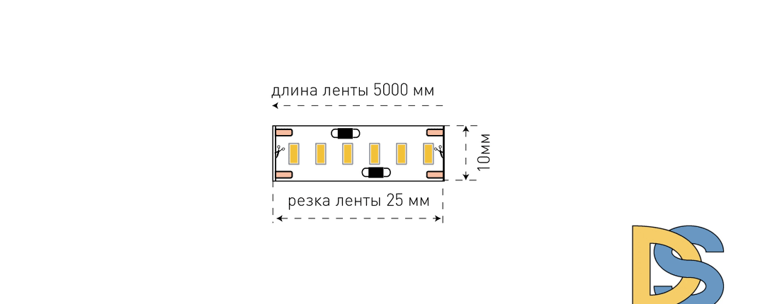 Светодиодная лента SWG SWG4240-12-24-W-M 009255