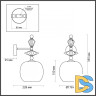 Бра Odeon Light BIZET 4855/1WB