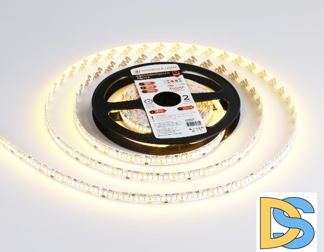 Светодиодная лента Ambrella Light LED Strip 24В 2835 18Вт/м 3000K 5м IP20 GS3301