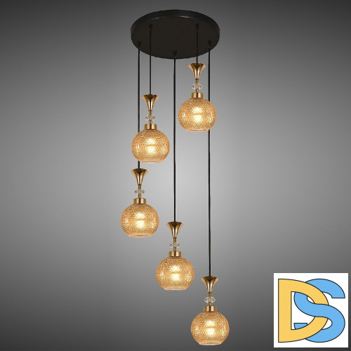 Подвесная люстра Reluce 02001-0.9-05 AMBER