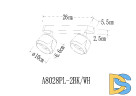 Спот Arte Lamp Amaks A8028PL-2WH