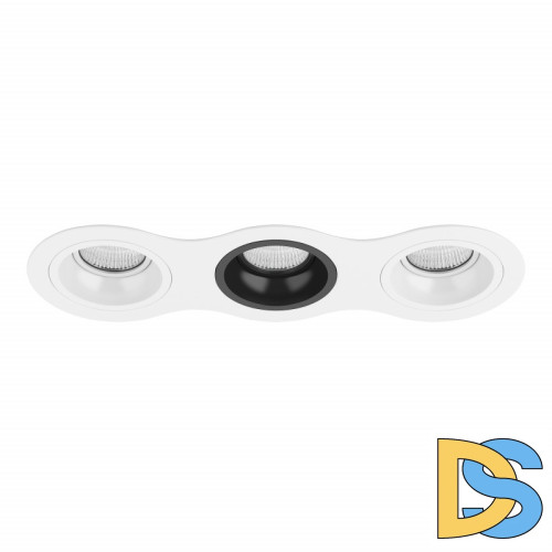 Встраиваемый светильник Lightstar D636060706 (214636+214606+214607+214606)