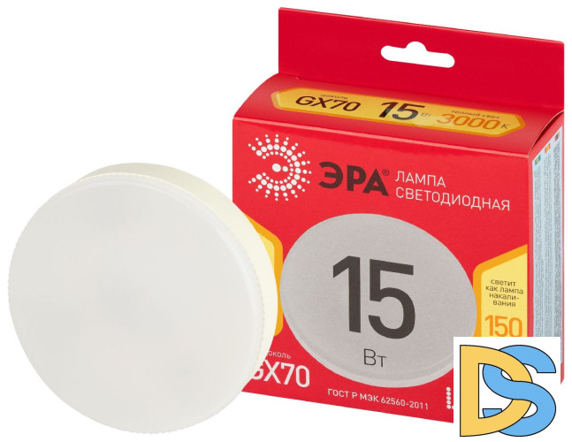 Лампа светодиодная Эра LED GX-15W-830-GX70 R 3000K таблетка Б0065487