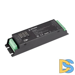 Декодер Arlight SMART-DMX512-305-63-RDM-SUF Black (12-48V, 5x4A, Terminal) (IARL, IP20 Металл, 5 лет) 036244
