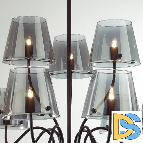 Люстра на штанге Lumion Smoky 6570/9C