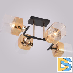 Потолочная люстра Reluce 01615-0.3-04 BK+FGD