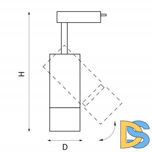 Трековый светодиодный светильник Lightstar Volta 229146