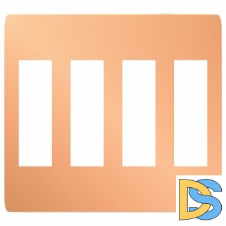 Рамка 4-ая (четверная), Медь/Антрацит, серия Unica Studio, Schneider Electric