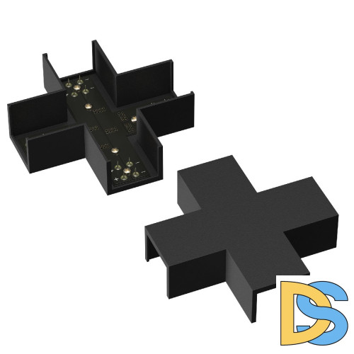 Коннектор питания X-образный Maytoni Elasity TRA160CX-11B