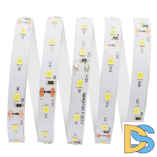 Светодиодная лента Apeyron 12В 9,6Вт/м smd2835 60д/м IP20 900Лм/м 1м 4000К 257BL