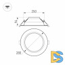 Встраиваемый светильник Arlight IM-Cyclone-R280-40W White6000 022526(2)