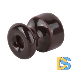 Комплект изоляторов без винта Werkel Retro 50 шт. коричневый W6431314 4690389166198