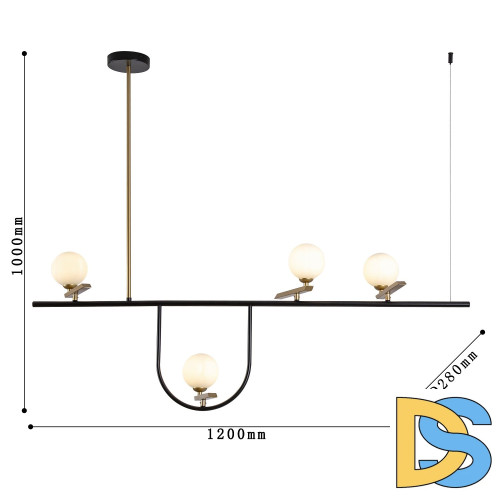 Подвесная люстра Favourite Pouli 4109-4P