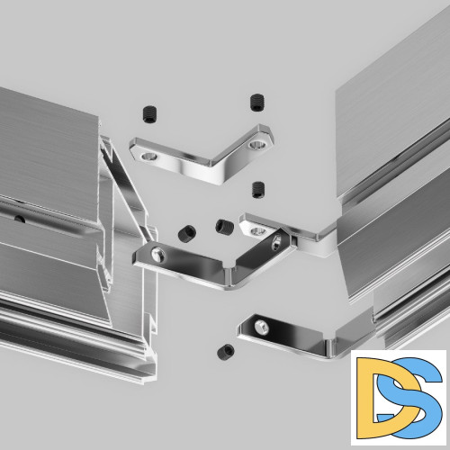 Соединитель для встраиваемой трековой системы Maytoni Magnetic track system Exility TRA034CL-MP-1