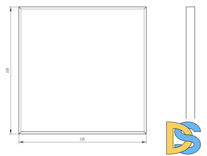 Светодиодная панель Эра SPO-910-2-40K-045 Б0046481