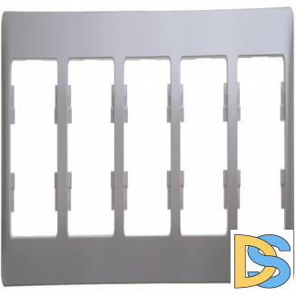 Рамка 5-ая (пятерная), Перламутр, серия Glossa, Schneider Electric