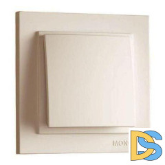 Выключатель одноклавишный Mono Electric Despina 10А 250В крем 102-170025-100