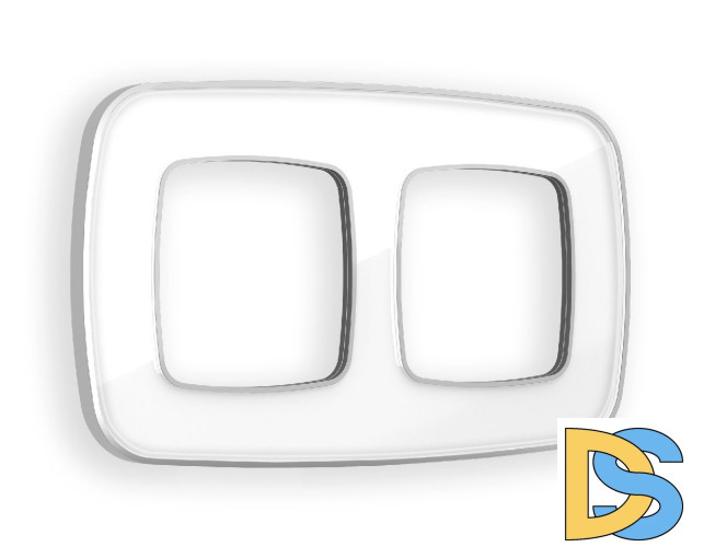 Рамка двухместная Ambrella Volt Coint OF640132