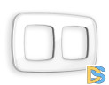 Рамка двухместная Ambrella Volt Coint OF640132