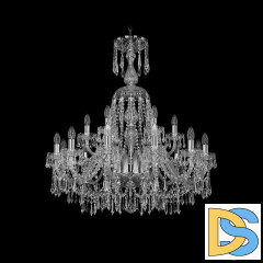 Подвесная люстра Bohemia Ivele Crystal 1403/12+6/300/XL-95 Ni