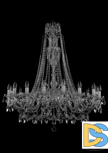 Подвесная люстра Bohemia Ivele Crystal 1411/16/400/Xl-115 Ni