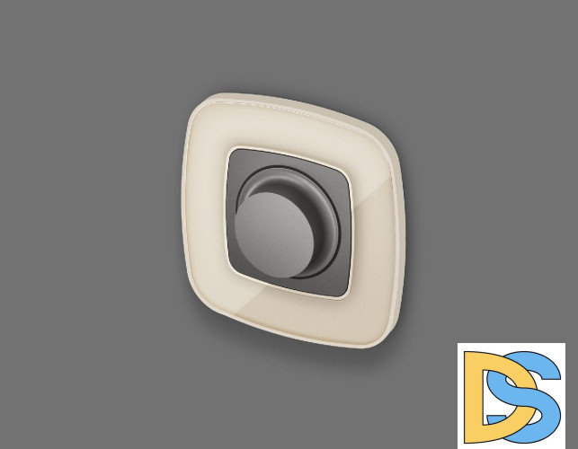 Лицевая панель для светорегулятора универсального Ambrella Volt Omega OP6555