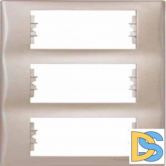 Рамка 3-ая (тройная) вертикальная, Титан, серия Sedna, Schneider Electric