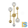 Настенный светильник Delight Collection Fluxus W68084-3 gold