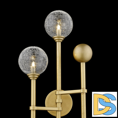 Настенный светильник Delight Collection Fluxus W68084-3 gold