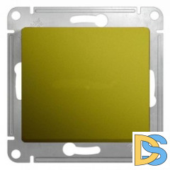Выключатель 1-клавишный, перекрестный (с трех мест), Фисташковый, серия Glossa, Schneider Electric