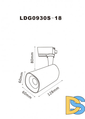 Светильник на шине ARTE Lamp A4562PL-1BK