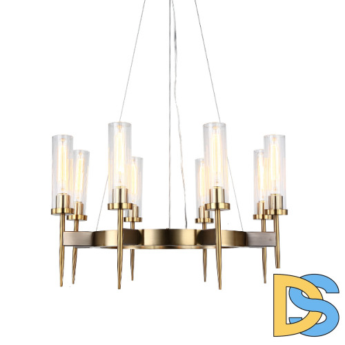 Подвесная люстра Delight Collection Alouette KM0936P-8 brass