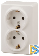 Розетка 2P+E Schuko Эра 11-2205-02 Б0020692