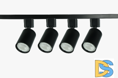 Трековый однофазный светильник (4 шт.) Эра TR70-SET4-GU10-BK Б0063956