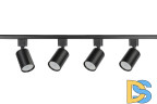 Трековый однофазный светильник (4 шт.) Эра TR70-SET4-GU10-BK Б0063956