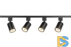 Трековый однофазный светильник (4 шт.) Эра TR70-SET4-GU10-BK Б0063956