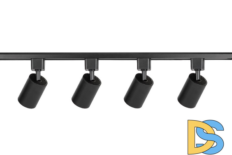 Трековый однофазный светильник (4 шт.) Эра TR70-SET4-GU10-BK Б0063956