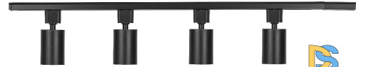 Трековый однофазный светильник (4 шт.) Эра TR70-SET4-GU10-BK Б0063956